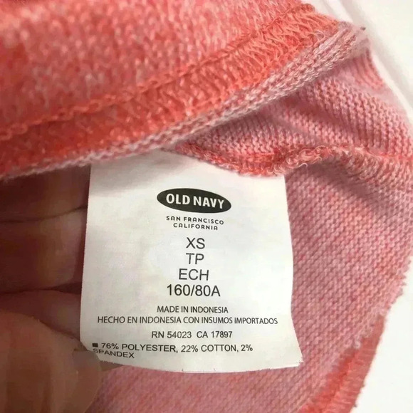 Old Navy Peach Shirt 3/4 Length  Sleeves Size XS - Picture 7 of 16
